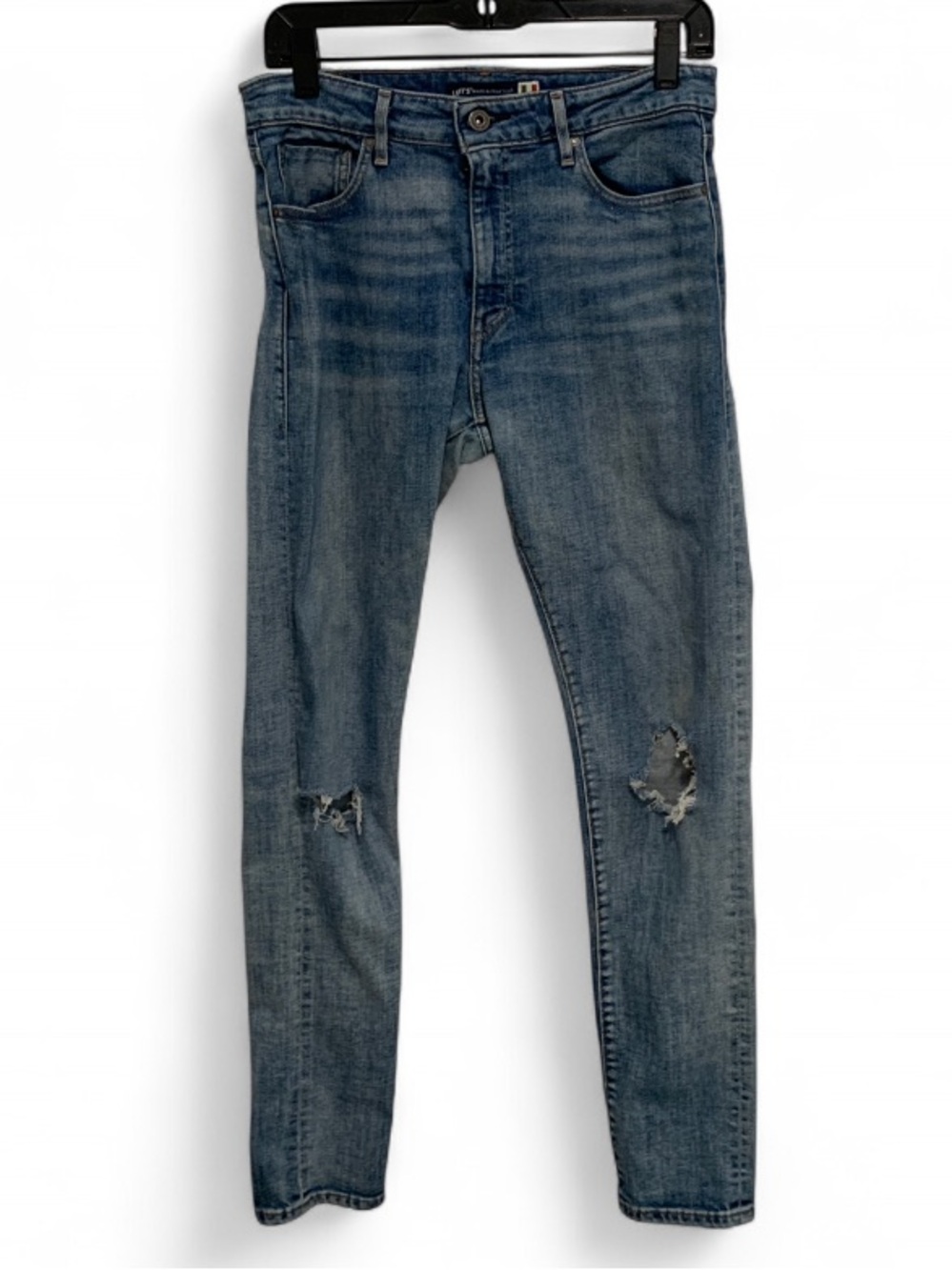 Levi’s Made and Crafted 721 High Rise Distressed Skinny Jeans